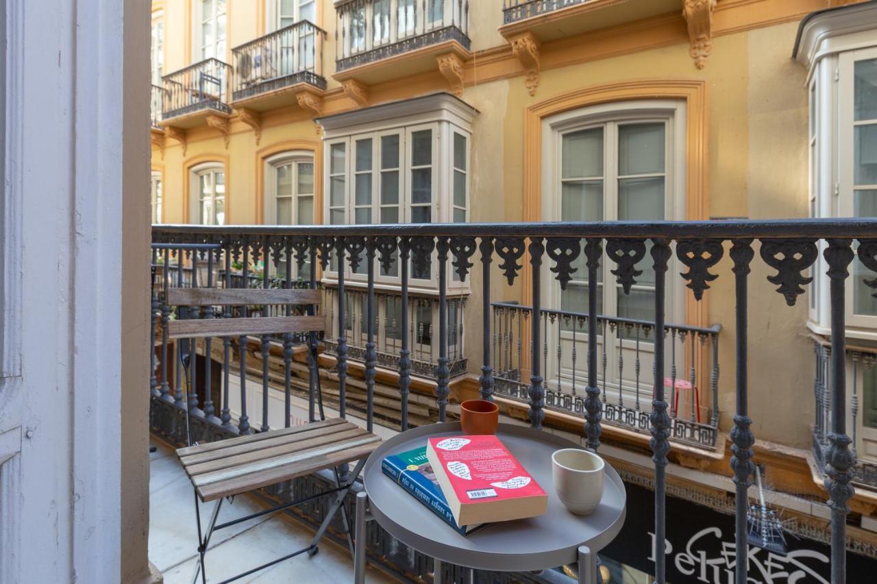 Puerta De Larios: Central Three-Bedroom Apartment With Balconies And Patio 马拉加 外观 照片